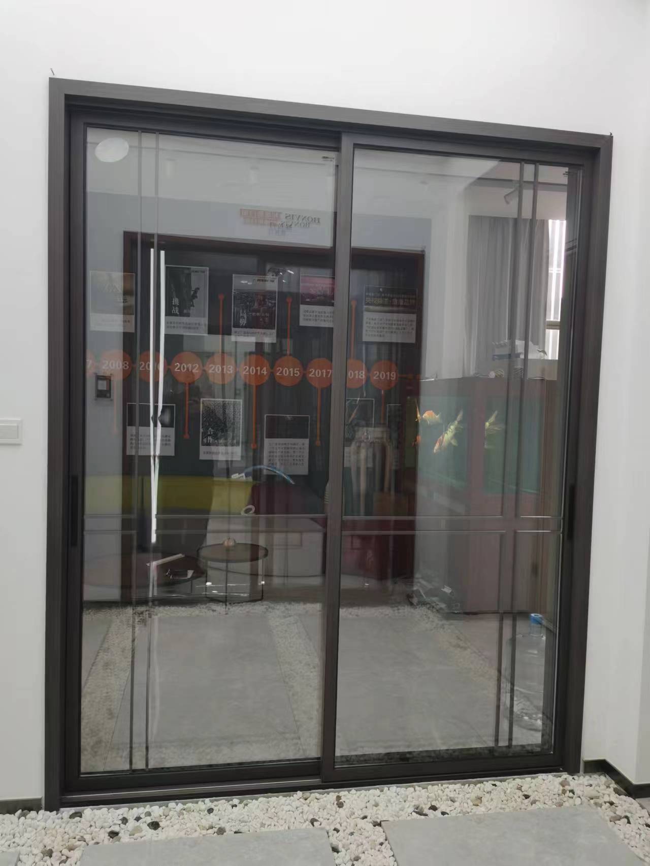  钛镁合金推拉门效果展示